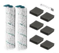 EffiFish Kit di ricambio per Leifheit Batteria Aspirazione Tergicristallo Regulus Per Aqua Per PowerVac Wet Cleaner con Rulli Spazzola Filtri