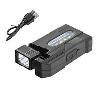 EffiFish Luce magnetica ricaricabile del cappuccio del LED con la rotazione multi-angolo e i modi blu rossi per il lavoro