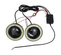 EffiFish Luci Auto Universali 3 Pollici Controllo WIFI Impermeabili(App 82 mode DIY)
