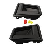 EffiFish Maniglia per porta interna auto sinistra destra, per Suzuki Vitara per Sidekick 1988-1999 per Geo 1989-1997 OEM 8311056B01 8313056B01 ABS nero (coppia)