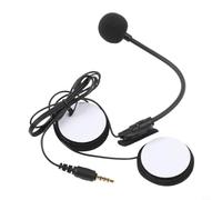 EffiFish Microfono per cuffie da moto con cavo rigido da 77 cm, audio chiaro per sistemi di citofono Cardo, installazione flessibile (B)