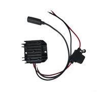 EffiFish Nero 9-28V a 30V 3.5A DC-DC Boost Converter,Impermeabile Per Starlink Per Mini, Alluminio RV Marine Adattatore di Alimentazione