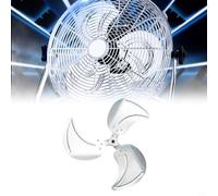 EffiFish Pale per ventilatore da pavimento industriali, parti di ricambio in lega di alluminio, diametro interno 12 mm, per sistemi di raffreddamento di ventilazione 12 14 16 pollici (30,5 cm)