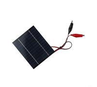 EffiFish Pannello solare portatile 10 W 12 V modulo in silicio policristallino, per clip a coccodrillo per la ricarica della batteria Sistema di pompa del ventilatore luce esterna