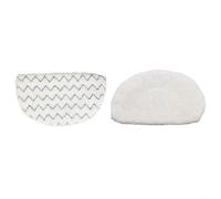 EffiFish Per Bissell For PowerFresh panni di pulizia in microfibra di ricambio per scopa a vapore serie 1806 1940 1544 1440 confezione da 2 pezzi bianchi lavabili in lavatrice