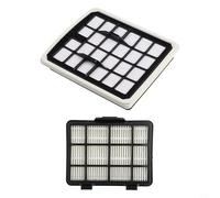EffiFish Per Eureka NF Per Apollo Aspirapolvere Filtro Set Compatibile con Aspirapolvere Senza Sacco Aspirapolvere Canister Vacuum Nero Bianco 2 Pezzi