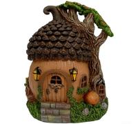 EffiFish per lampada per solare per giardino Resina Forma Ghianda per | Design per casa sull'albero, forma per di ghianda realistica, estetica incantevole, arredo per giardino unico, per stile