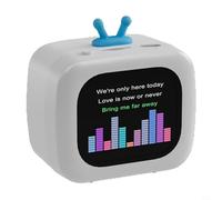 EffiFish per MINI Smart Speaker con 2 pollici Touch Screen, Lyrics Display & BT Calling, Portable ABS Audio Dock per Viaggi