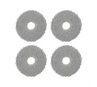 EffiFish Per MiWhole M9 Robot Aspirapolvere Parti di Ricambio Mop Pad Panno Accessori Compatibile Per Robot Aspirapolvere Microfibra Grigio (confezione da 4)