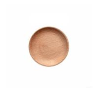 EffiFish Piatto piccolo in legno di faggio non trattato, 10 cm, colore | Design giapponese minimalista, elegante tavolo, bordi lisci, leggero da trasportare, accento decorativo
