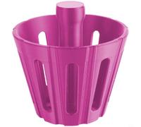 EffiFish Porta carta filtro caffè, per gocciolatore Timemore B75, accessorio stampato per versare sopra la birra, diametro compatto 77 mm, nero (rosa)