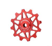 EffiFish Puleggia per deragliatore posteriore per bici da strada, con cuscinetto in ceramica CNC, deragliatore posteriore, ruota 12T 14T, approfondisce i segni dei denti per ridurre la perdita della