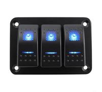 EffiFish Pulsante interruttore di controllo per 207 C3 Master, parte di ricambio per console lato conducente OEM 6554.QC, materiale nero ABS