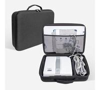 EffiFish Scatola portaoggetti in EVA, per ECOVACS Mini per WINBOT, organizer antiurto con manico, custodia da viaggio di grande capacità per accessori robot per la pulizia dei vetri (nero)