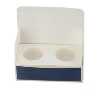 EffiFish Scatola portaoggetti per monete, con 12 specifiche, custodia protettiva quadrata in cartone per francobolli, scatola di presentazione per monete (31,5 mm)