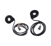 EffiFish Sensore di pedalata assistita, 12 magneti doppi Hall PAS per biciclette elettriche con cavo da 1 metro, compatibile con biciclette elettriche standard (2 pezzi)