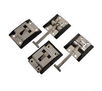 EffiFish Serratura di fissaggio per porta, in acciaio inox, kit hardware per serratura interna con meccanismo a molla per rimorchio camper (acciaio inossidabile 304)