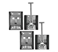 EffiFish Serratura di fissaggio per porta, in acciaio inox, kit hardware per serratura interna della porta con meccanismo a molla per rimorchio camper (ferro zincato)