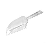 EffiFish Set di palette multiuso in plastica, per granelli di ghiaccio, sabbia, tè, trasparenti, leggere, utensili da cucina (tromba)
