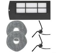 EffiFish Set di panni di ricambio per filtro a spazzola laterale, compatibile con robot aspirapolvere Clean X9 Pro, facile e veloce da usare