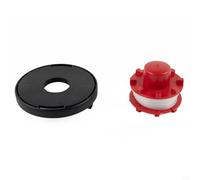 EffiFish Set di ricambio per bobina decespugliatore per Einhell CE-CT 36/30 LI E SOLO per AGILLO 36/255 BL Giardino Tool Parts Bobina Linea e copertura