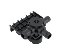 EffiFish Sostituzione nera dell'ABS della valvola di controllo del liquido refrigerante a tre vie, per Tesla Model S 2012-2016 e OEM 6007384-00-B del modello X 2015-2017