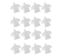EffiFish Spugna assorbente per la pulizia della piscina a forma di tartaruga kit di manutenzione per spa acquario acqua rimozione schiuma 16 pezzi