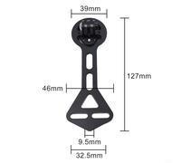 EffiFish Staffa per contachilometri per manubrio bici da strada Supporto per computer per F12 F La maggior parte del sistema per dispositivi GPS Garmin con accessori per montaggio fotocamera