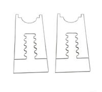 EffiFish Tappo resistente al calore del PVC del distanziatore 2pcs della | Materiale in PVC trasparente, per una stabilità duratura, resiste alla piegatura, estetica trasparente