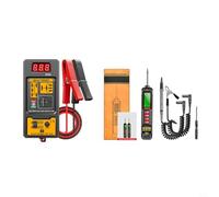 EffiFish Tester relè RT01 12 V/24 V display digitale per auto camion marina, analizzatore a 5/4 pin con sonda A3016, rilevatore di circuito portatile (RT01 A3015)