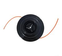EffiFish Testina Tagliabordi M10x1.25 Filo Automatica 4mm(1) | Caricamento per tap&go, occhielli alluminio, compatibile per efco per oleomac, installazione rapida
