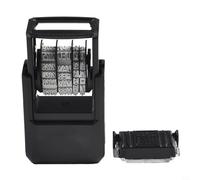 EffiFish Timbro con data per Trodat - Mini Dater 4810, ricambio tampone di inchiostro nero, compatibile con 6/4910 (P4) (calendario inglese, nero)