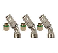 EffiFish Ugello di nebulizzazione regolabile in metallo punte per zaino spruzzatore pompa da giardino fiore albero prato irrigazione ugelli set adattatori