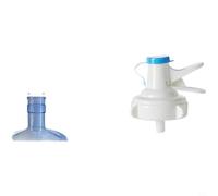 EffiFish Valvola dell'erogatore dell'acqua per le brocche di 5.5cm, rubinetto di flusso rapido con la copertura antipolvere, becco blu dei pp per la cucina domestica
