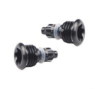 EffiFish Vite di spurgo per leva del freno della bicicletta, in titanio, con O-Ring, compatibile con Magura MT2, MT4, MT5, MT7, MT8, nero, confezione da 2 pezzi (nero)