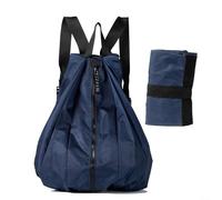 EffiFish Zaino pieghevole ultra leggero, impermeabile, compatto, in nylon, per escursioni, viaggi, campeggio, avventure all'aperto, nero (blu)