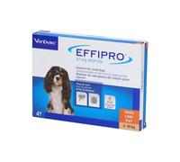 Effipro 4 Pipette Antiparassitario Cane S, 2-10kg - Virbac