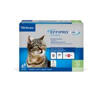 EFFIPRO DUO spot-on soluz 4 pipette 0,5 ml 50 mg + 60 mg gatti da 1 a
