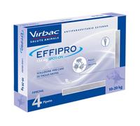Virbac Effipro Spoton Antiparassitario 4 Pipette Cane 134 Mg
