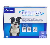 Effipro Spot-On Antiparassitario Per Cani Da 10-20 Kg 4 Pipette 1,34 ml