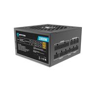 EFFITEK Gold Series Alimentatore 1000 W - 80 Plus Gold - ATX 3.1 e PCIe 5.1 compatibile - completamente modulare e silenzioso - Condensatore Giappone 105°C - per PC Gaming - PFC attivo - Cavo Premium