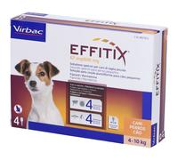 EFFITIX 4 Pipette 0-4 / 4-10 /10-20 / 20-40 / 40-60 Kg - Antiparassitario Cani