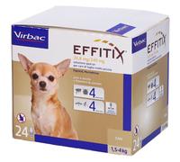 EFFITIX LARGE 1,5 / 4 kg 24 Pipette → Antiparassitario per CANI taglia Piccola