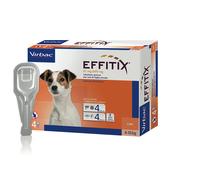 Virbac Effitix Spot-On Cani : 4 pipette per taglia piccola (4-10 kg)