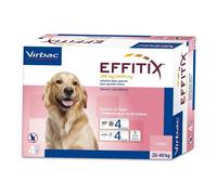 Effitix Spot On Antiparassitario per cani di taglia grande 20 40 kg 4 pipette