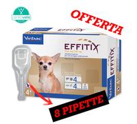 EFFITIX Toy 0 - 4 kg | 4 - 8 - 12 Pipette ⇢ Antiparassitario Spot on per CANI