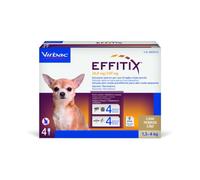 EFFITIX TOY 1,5/4 KG - Antiparassitario efficace contro pulci, zecche e flebotomi