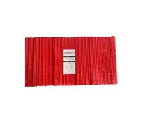 Effizon - Cannucce di carta rosse | 500 pezzi | Biodegradabili, senza plastica, ecologiche e sostenibili | Cannucce per bevande fredde e calde 6x210mm