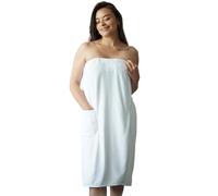 Efforest Accappatoio Donna Asciugamano da Sauna Poncho da Bagno - Accappatoio Donna Leggero Kilt da Sauna - Grande Asciugamano Abito con Bottoni - Asciugamano di Spugna da Sauna