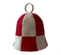 EfforPrac Wool Felt Sauna Hat 20cm Heat Protection Unisex | wool felt, per shields scalp and ears, reduces heat stress, 20cm fit, unisex design